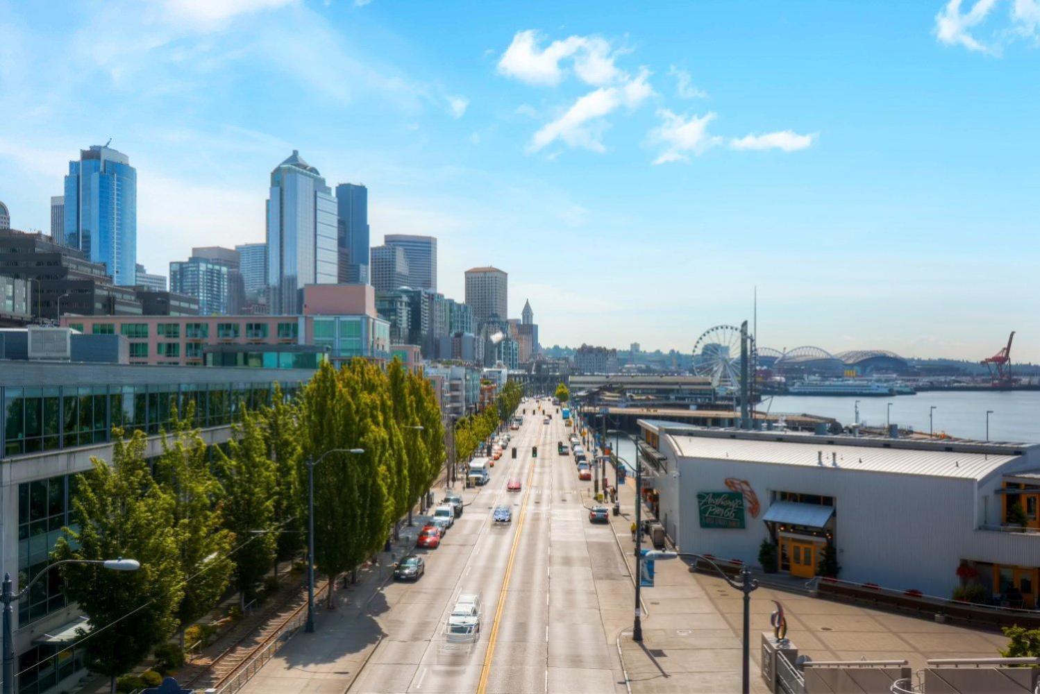 Space Needle Downtown Modern Top Story Penthouse Seattle Exteriér fotografie