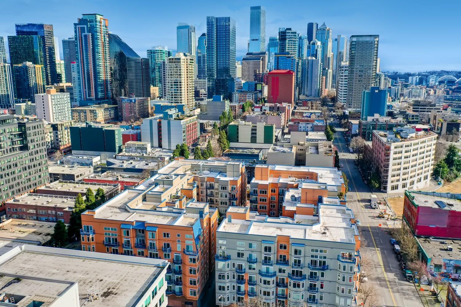 Space Needle Downtown Modern Top Story Penthouse Seattle Exteriér fotografie